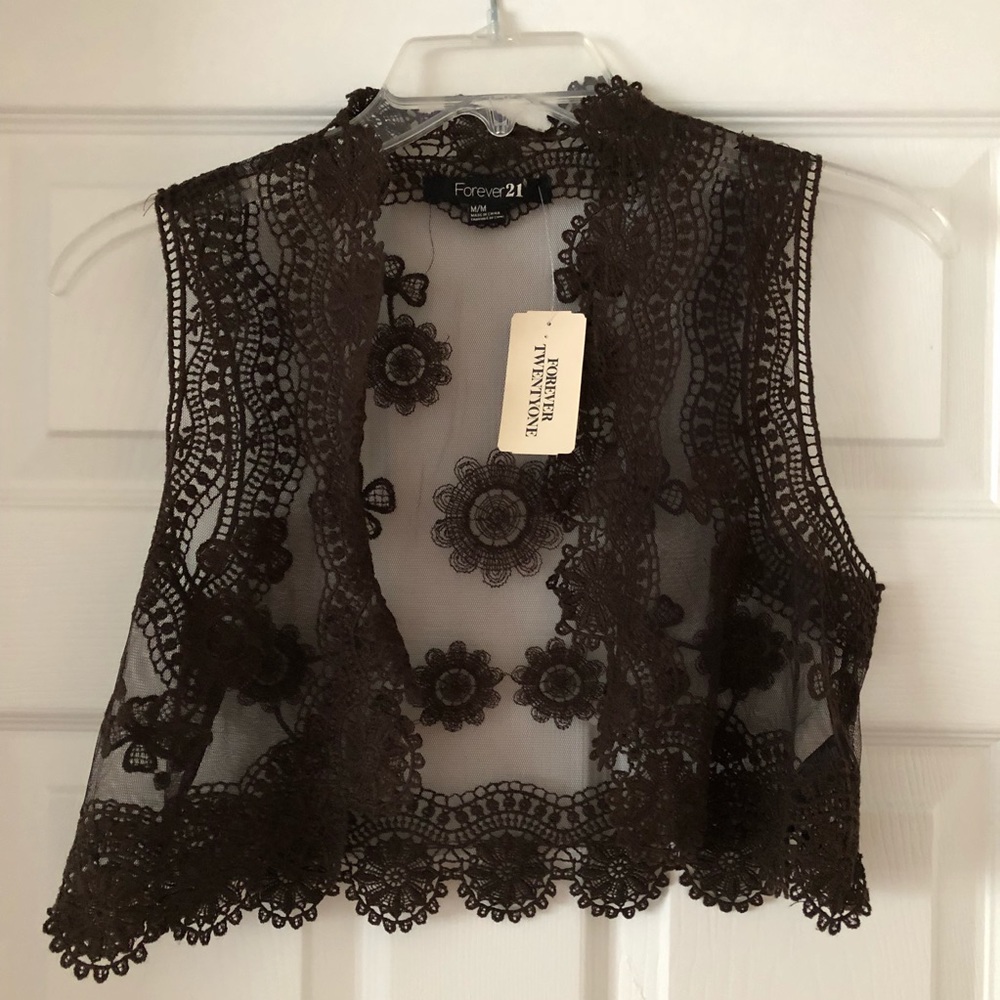 Lace vest